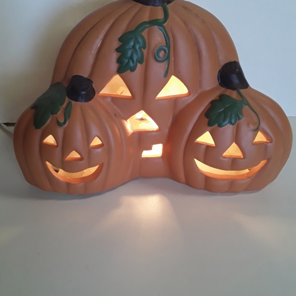 Holiday | Vintage Jack P Lantern Pumpkins Light Ceramic | Poshmark